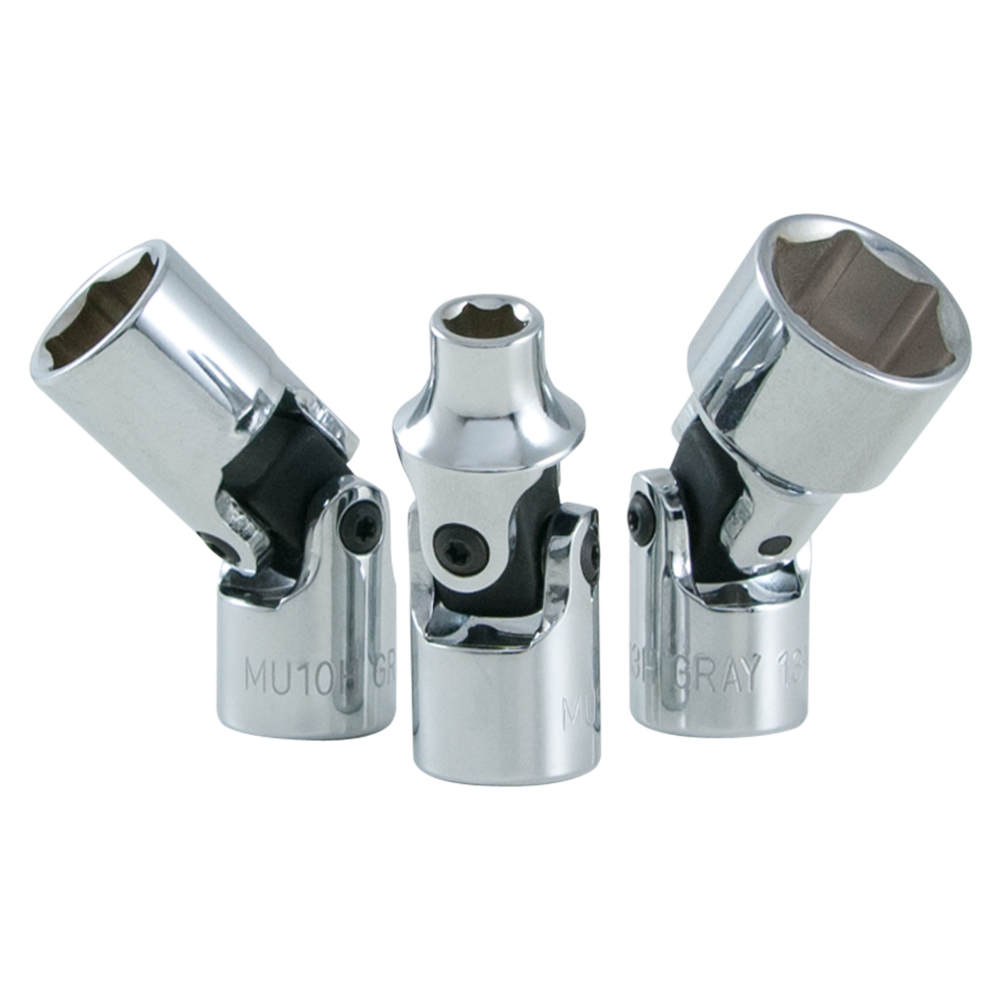 1/4" Dr. 9 Piece 6 Point Standard Metric Universal Joint Socket Set