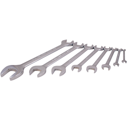 8 piece SAE open end wrench set