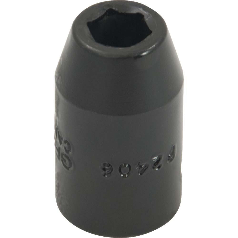 1/2" Drive 6 Point Standard Length Sockets - Impact Black Industrial Finish