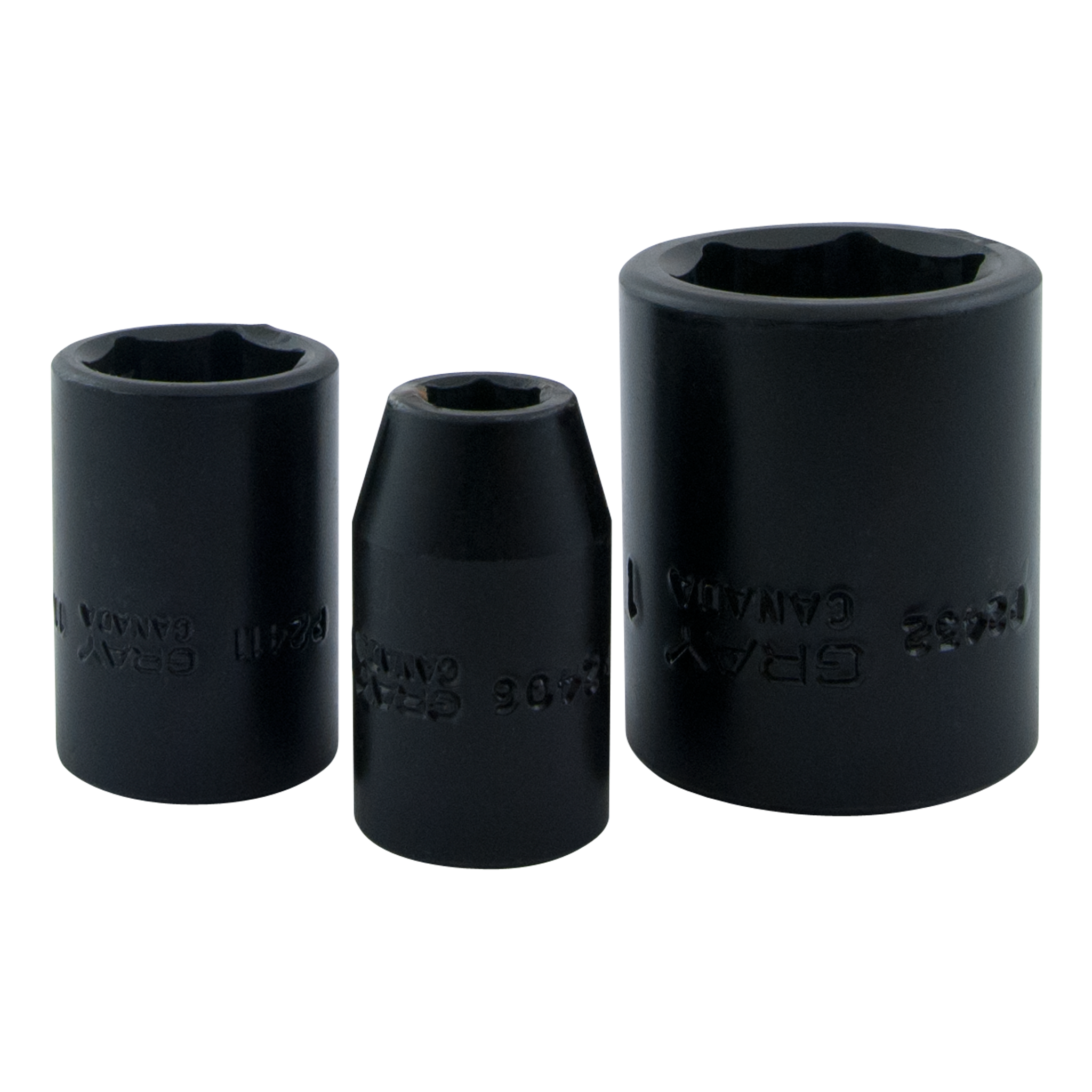 1/2" Dr. 11 Piece 6 Point Standard SAE Impact Socket Set