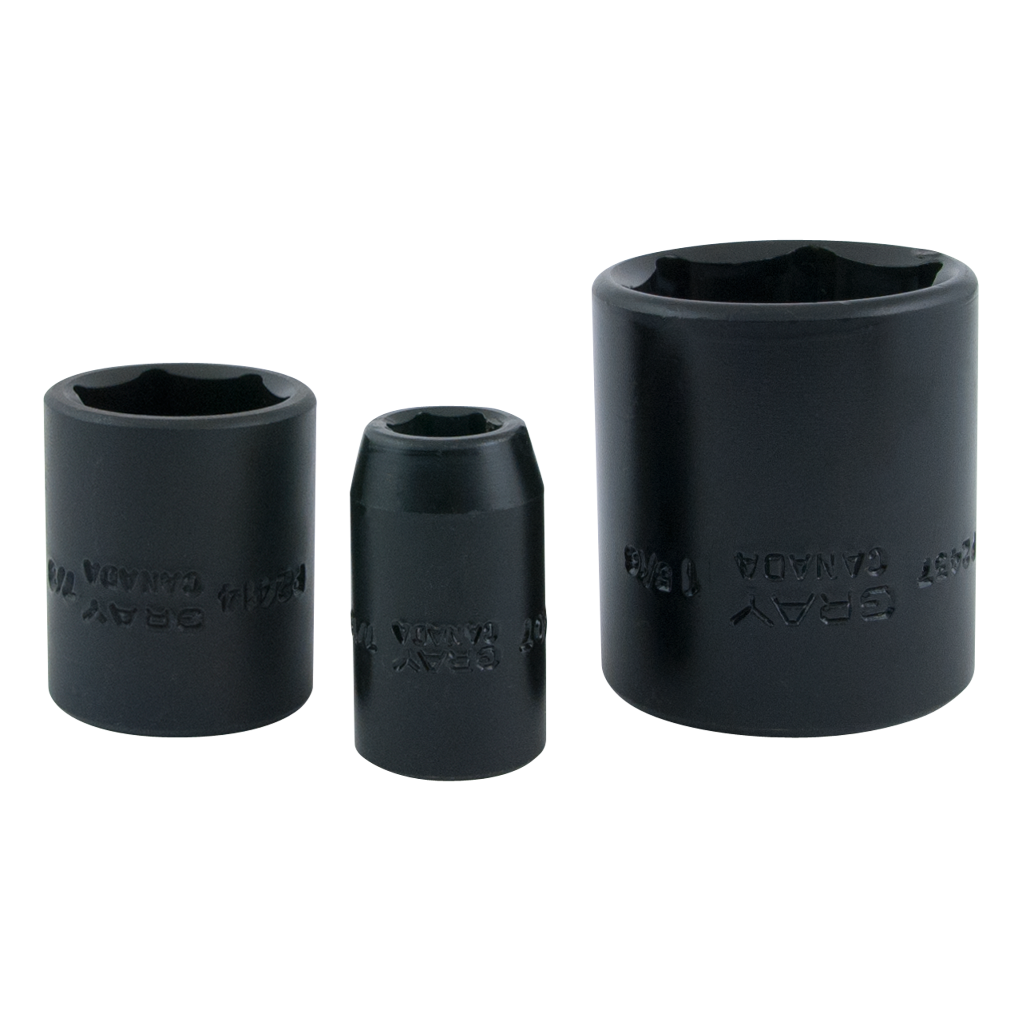 1/2" Dr. 16 Piece 6 Point Standard SAE Impact Socket Set