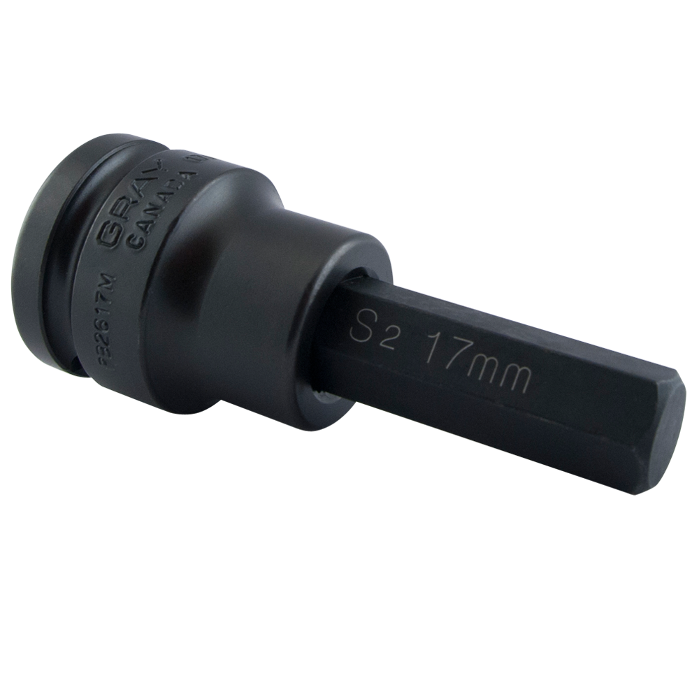 3/4" Dr. 5 Piece Metric Impact Hex Head Socket Set