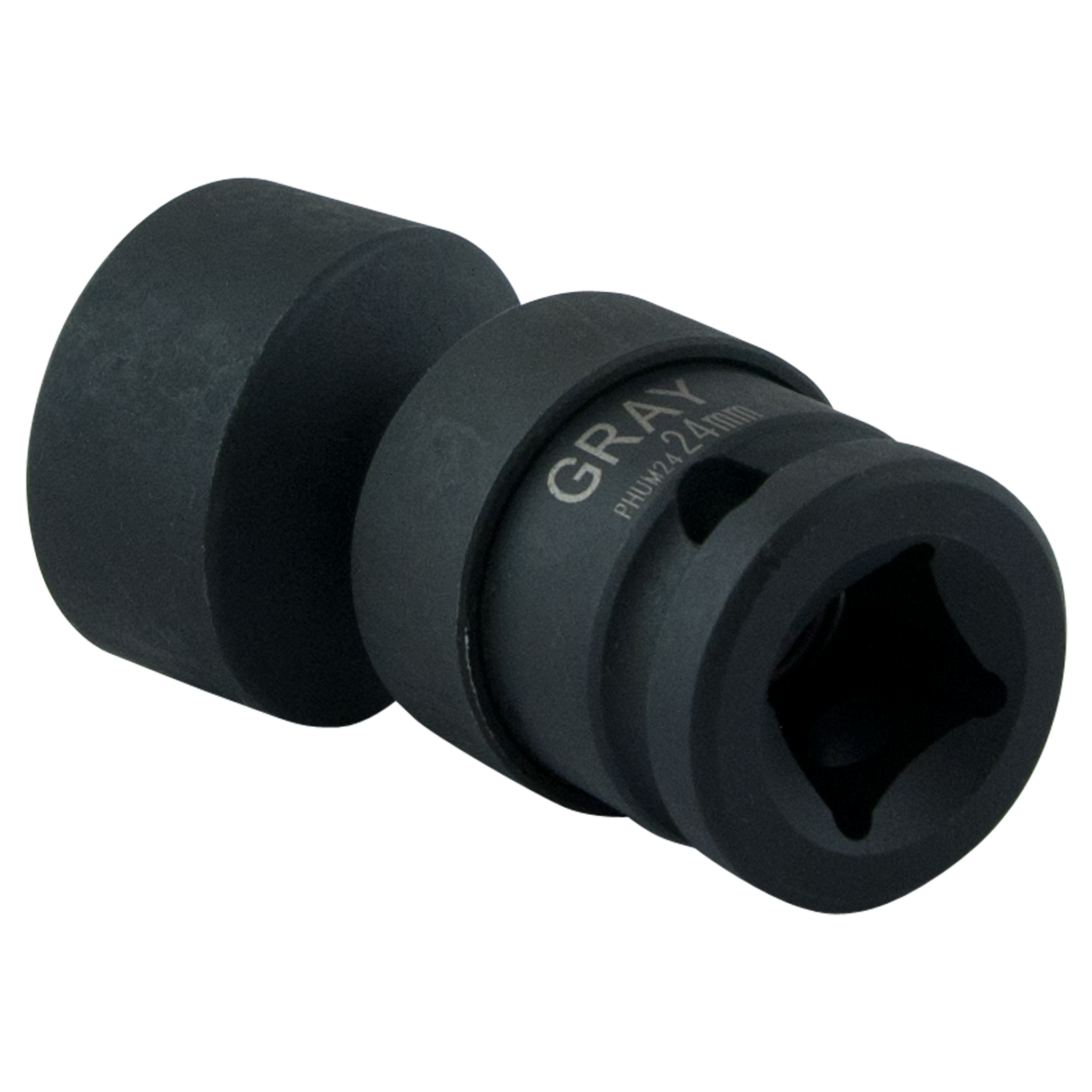 1/2" Dr. 15 Piece 6 Point Standard Metric Impact Universal Joint Socket Set