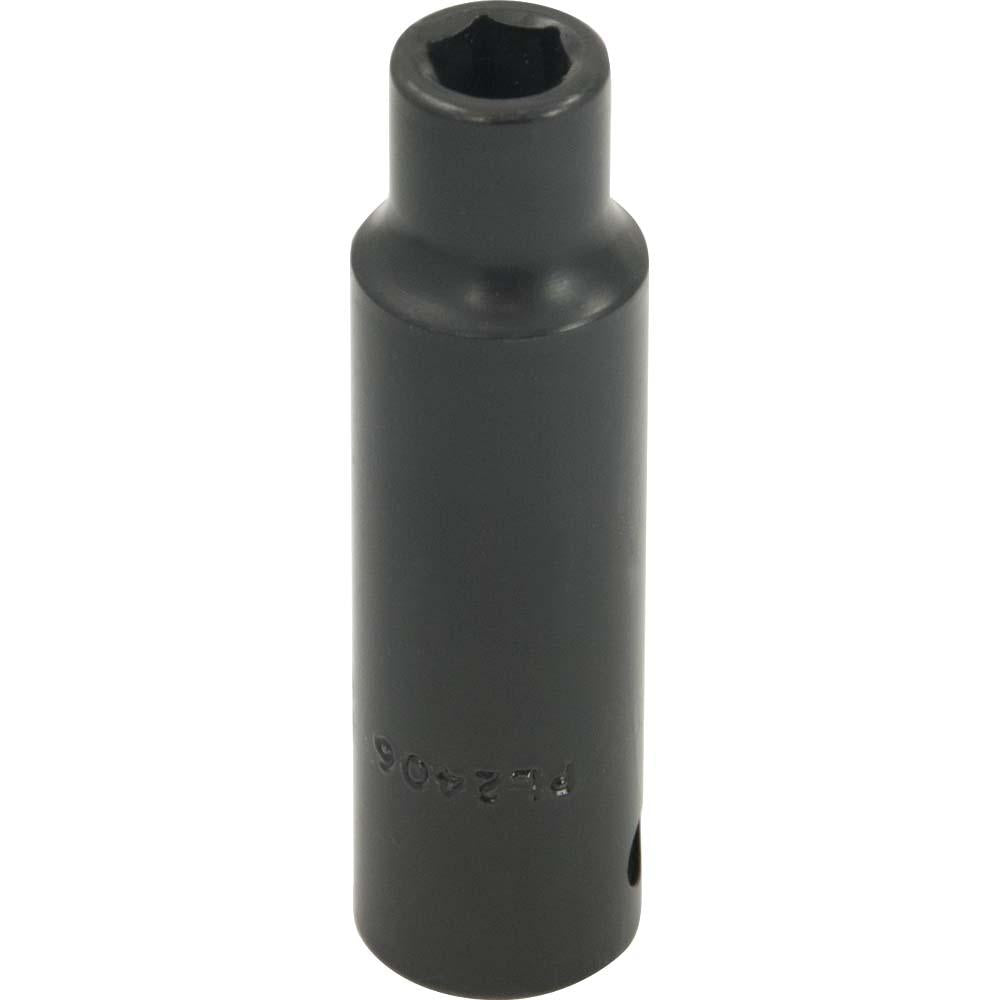 1/2" Drive 6 Point Deep Length Sockets - Impact Black Industrial Finish