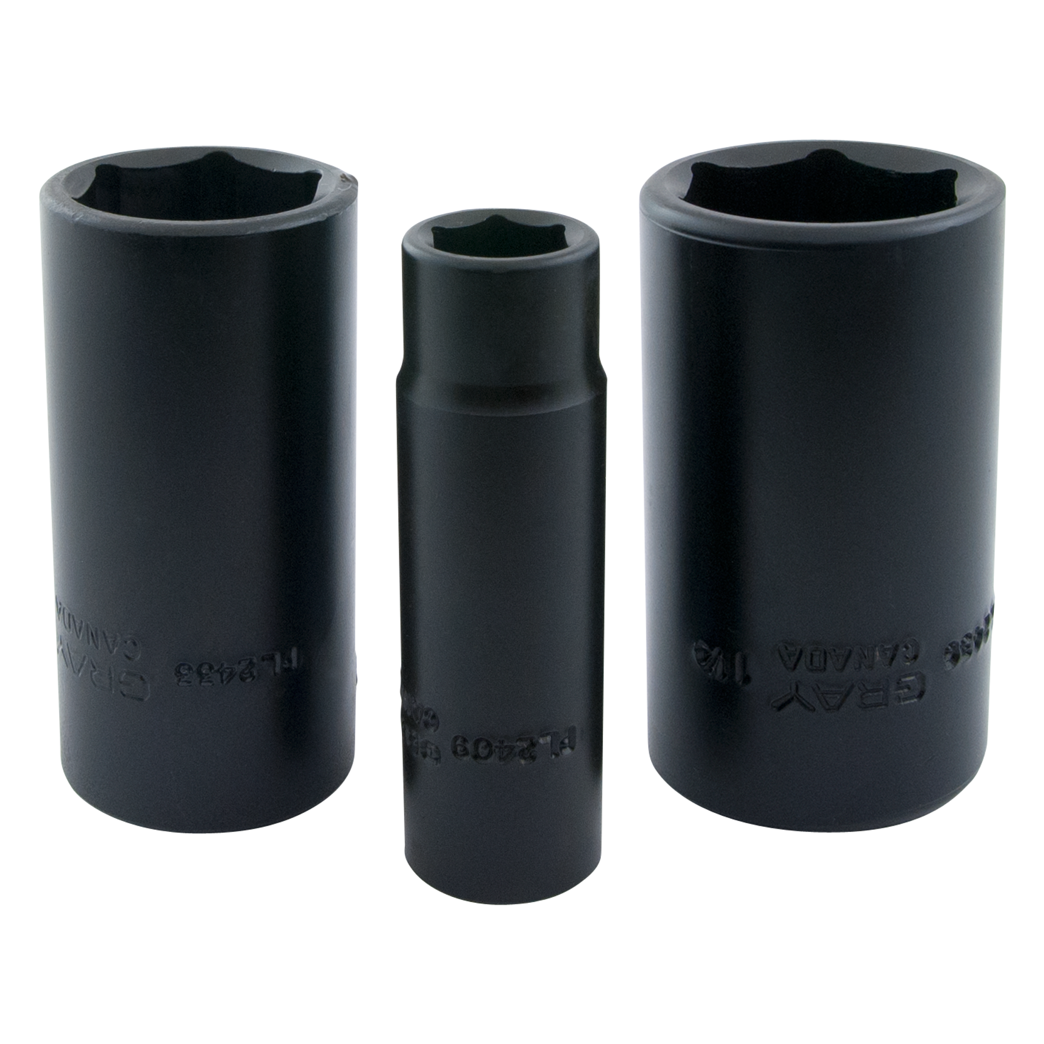 1/2" Dr. 13 Piece 6 Point Deep SAE Impact Socket Set