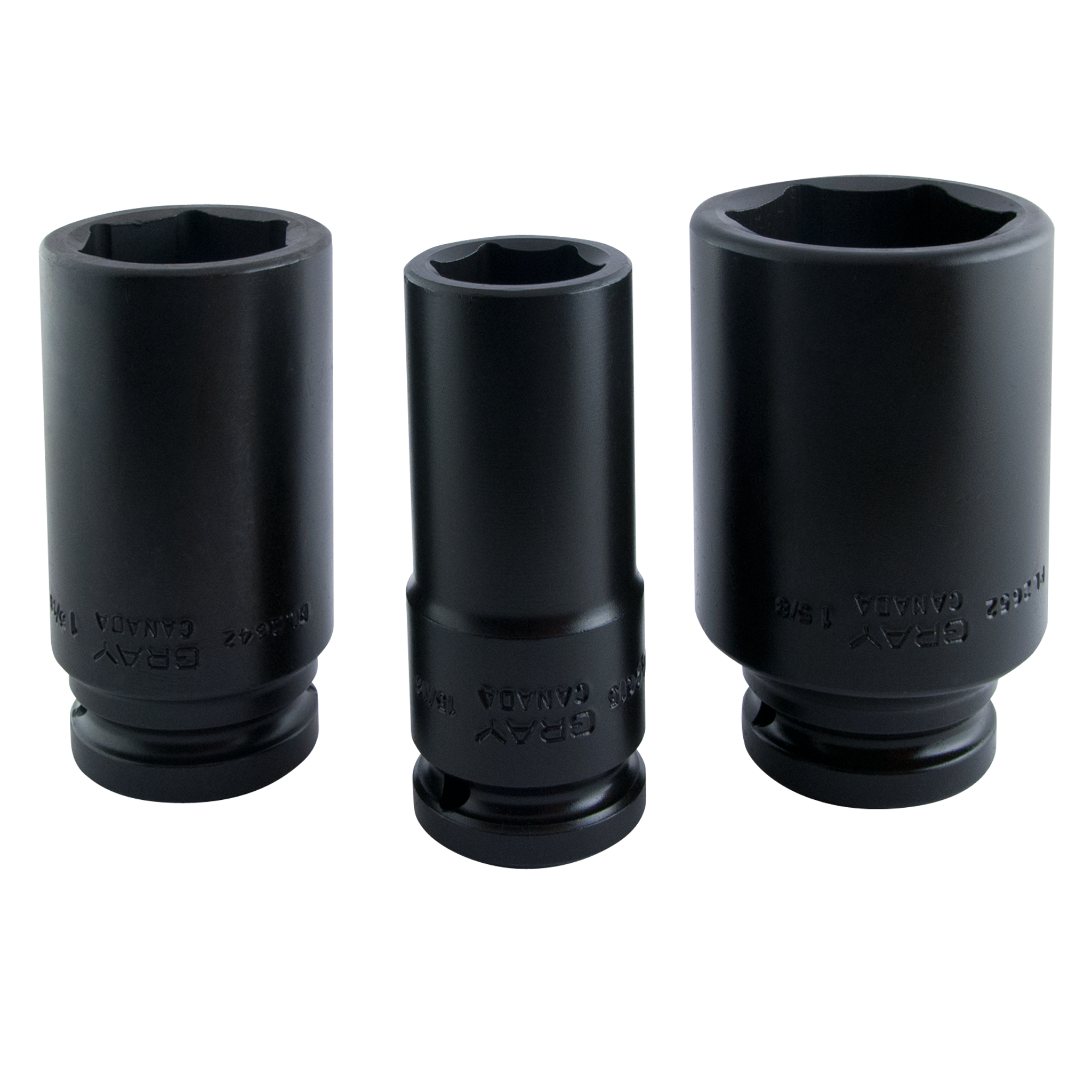 3/4" Dr. 10 Piece 6 Point Deep SAE Impact Socket Set