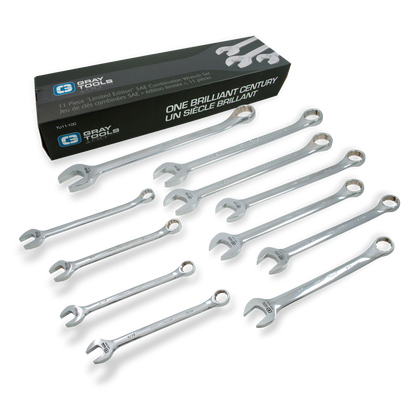 gray tools 11 piece limited edition combination wrench set
