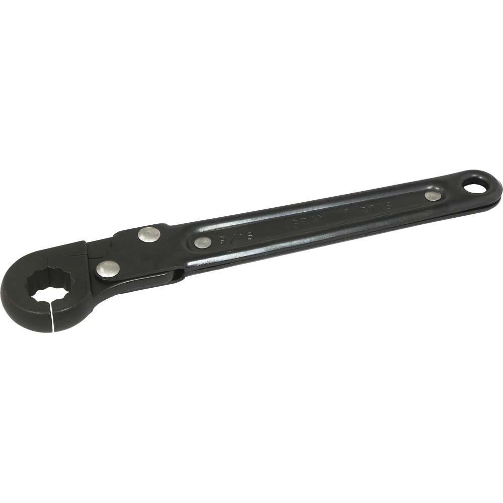 SAE Ratcheting Tube Wrenches - Black Finish