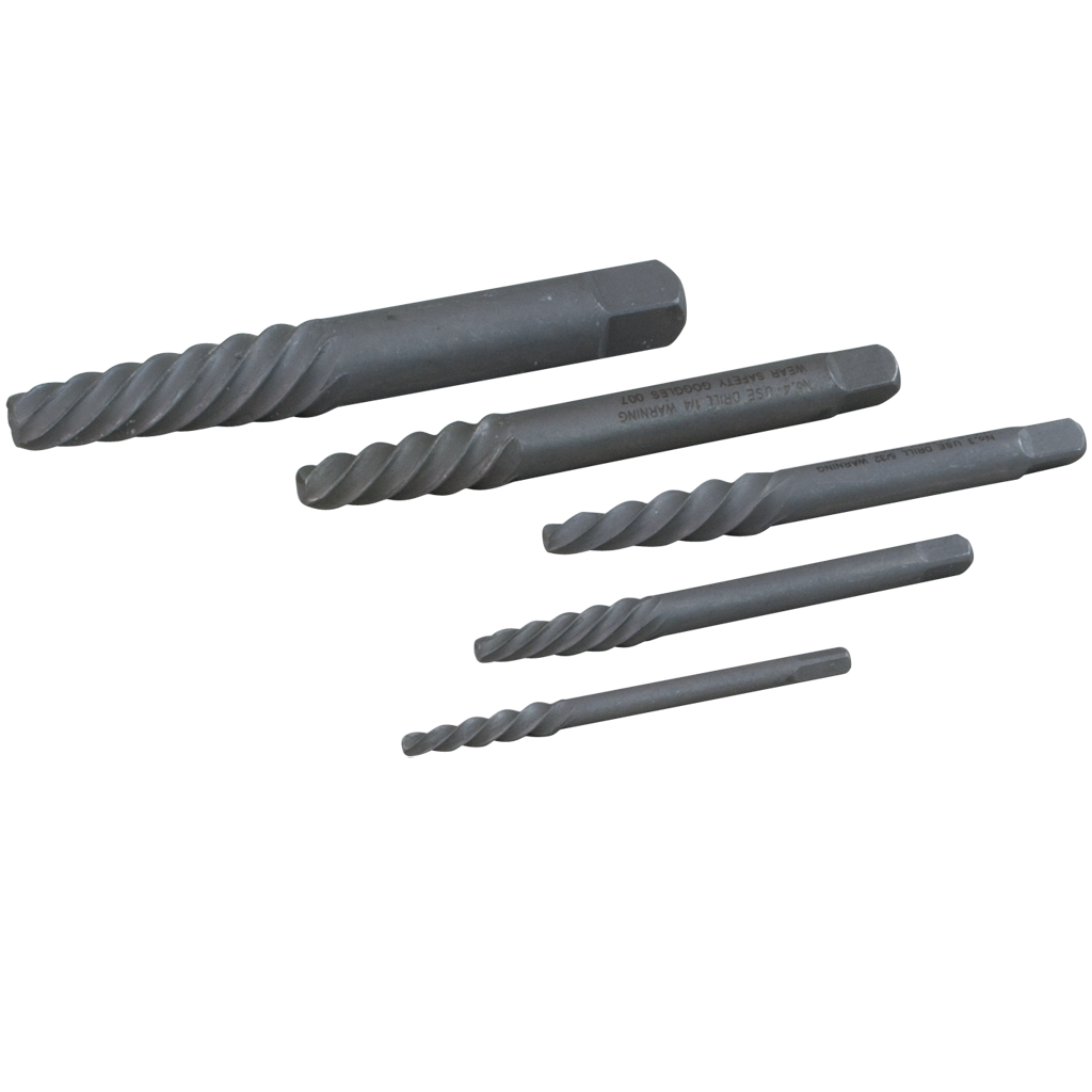 5 Piece Screw Extractor Set