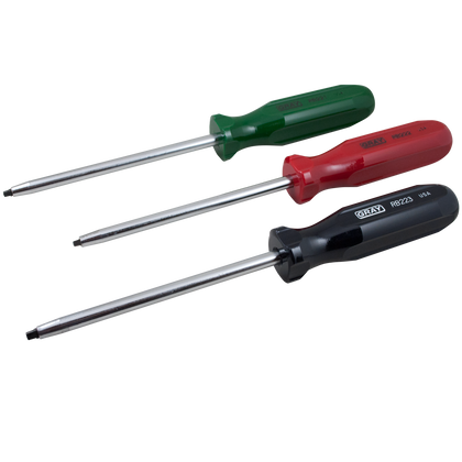 Square recess screwdriver set
