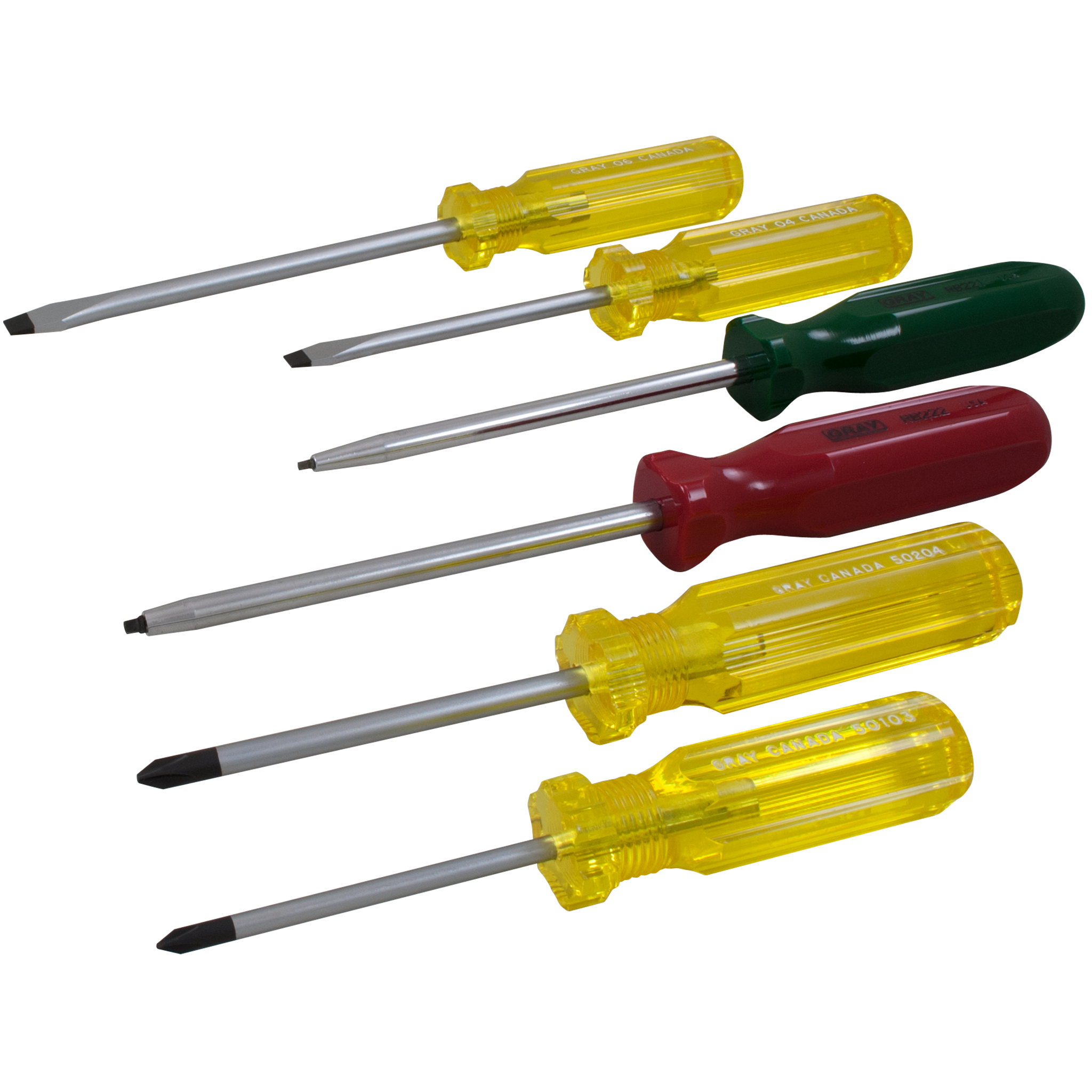 6 Piece Assorted Screwdriver Set