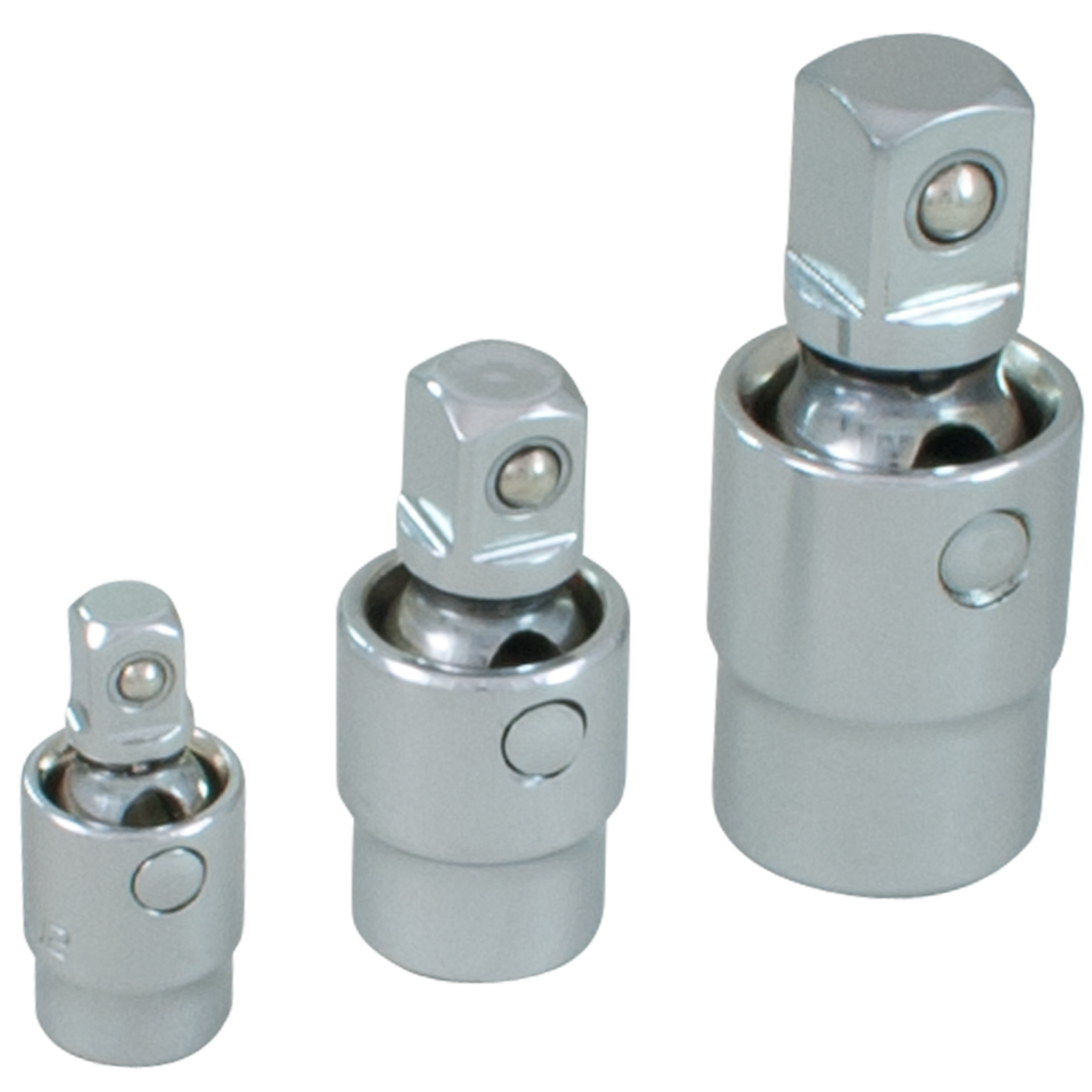 3 Piece Chrome Universal Swivel Joint Set