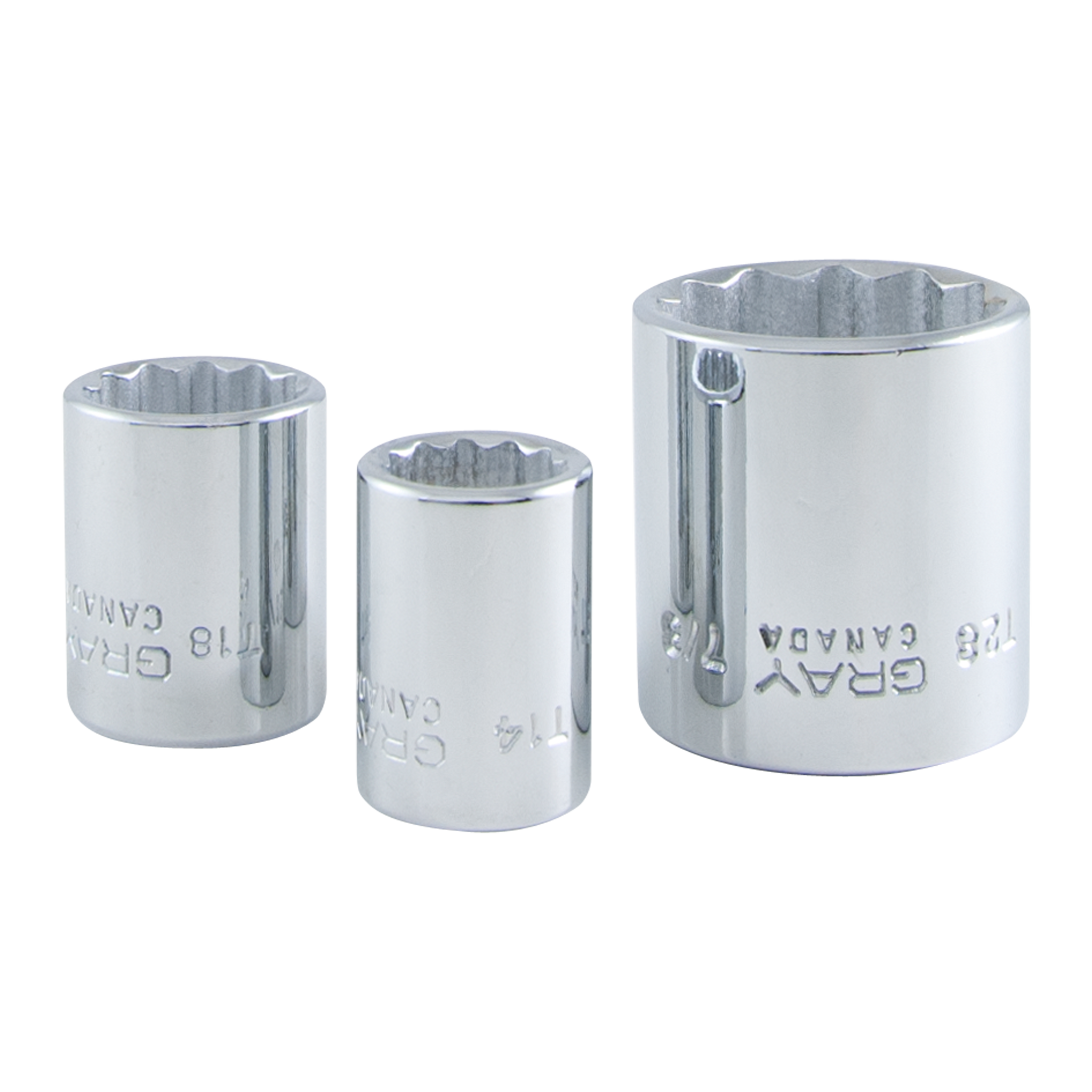 3/8" Dr. 9 Piece 12 Point Standard SAE Socket Set