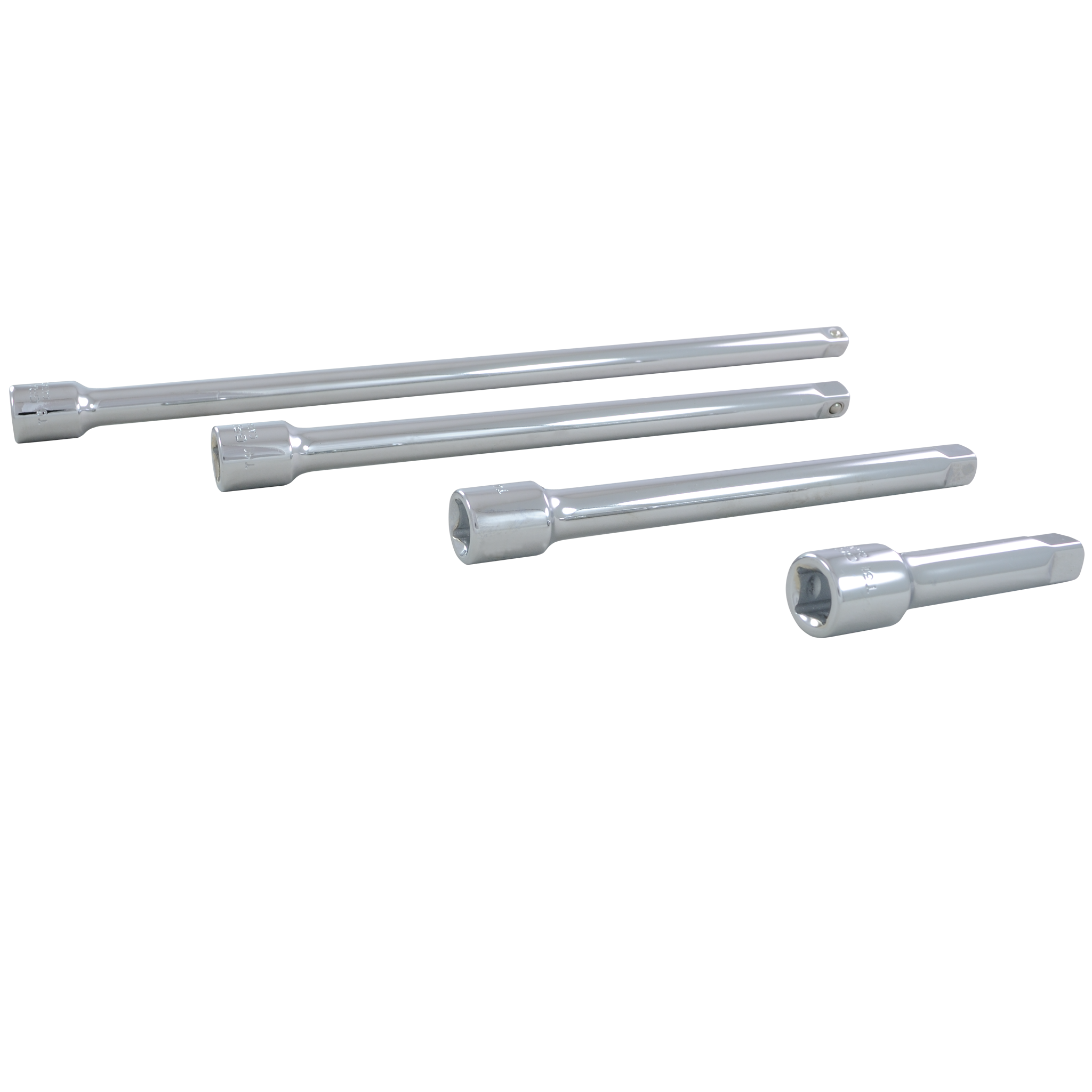 4 Piece 3/8" Dr. Chrome Extension Set