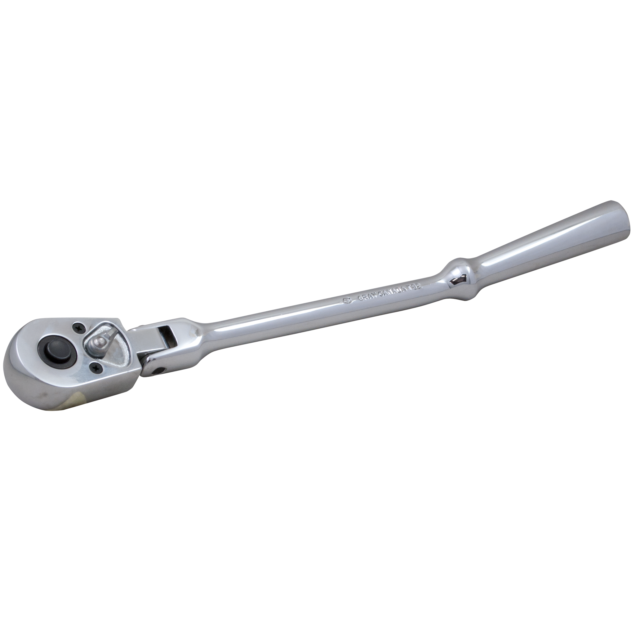 3/8" Drive Reversible Ratchet With Flexible Head & Bent Handle