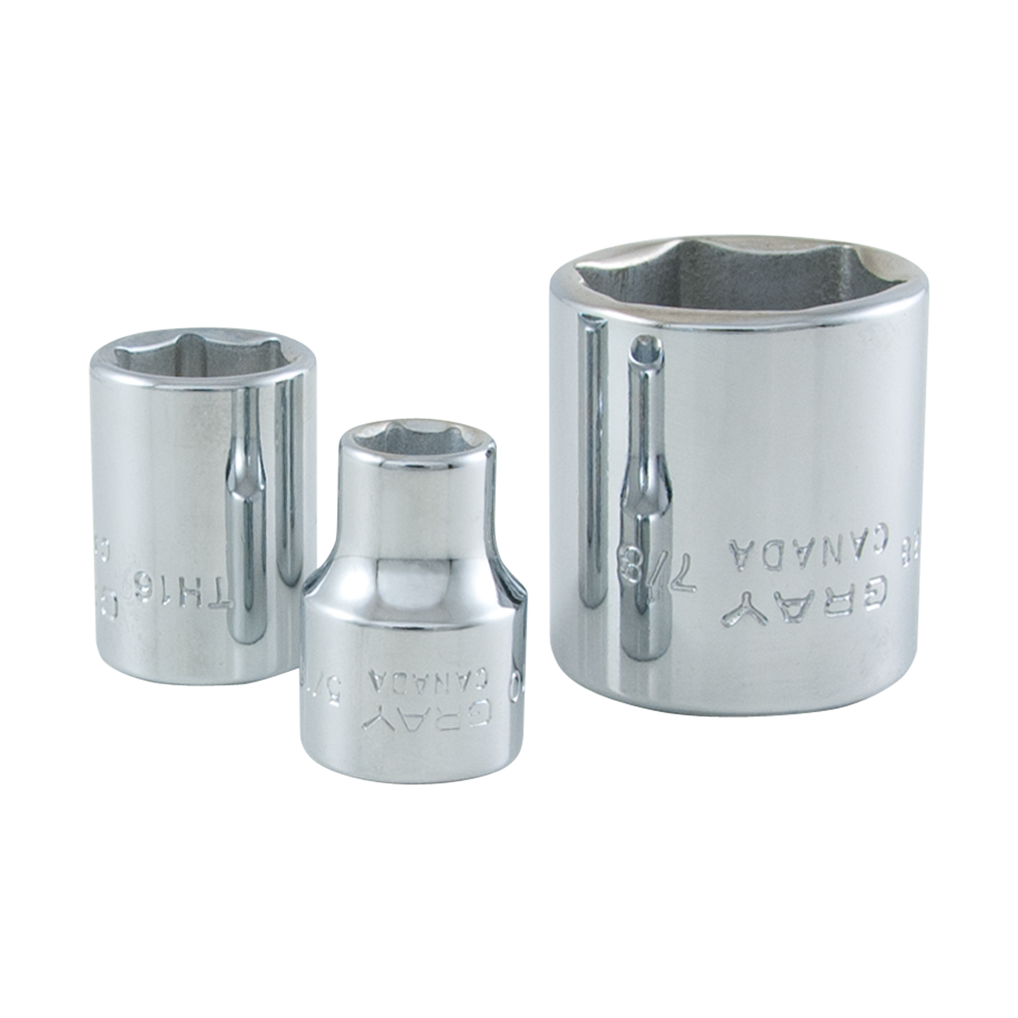 3/8" Dr. 11 Piece 6 Point Standard SAE Socket Set