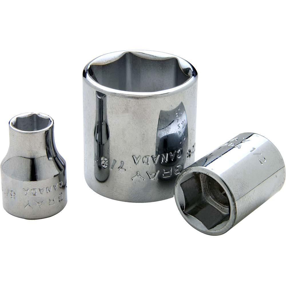 3/8" Drive 6 Point Standard Length Sockets
