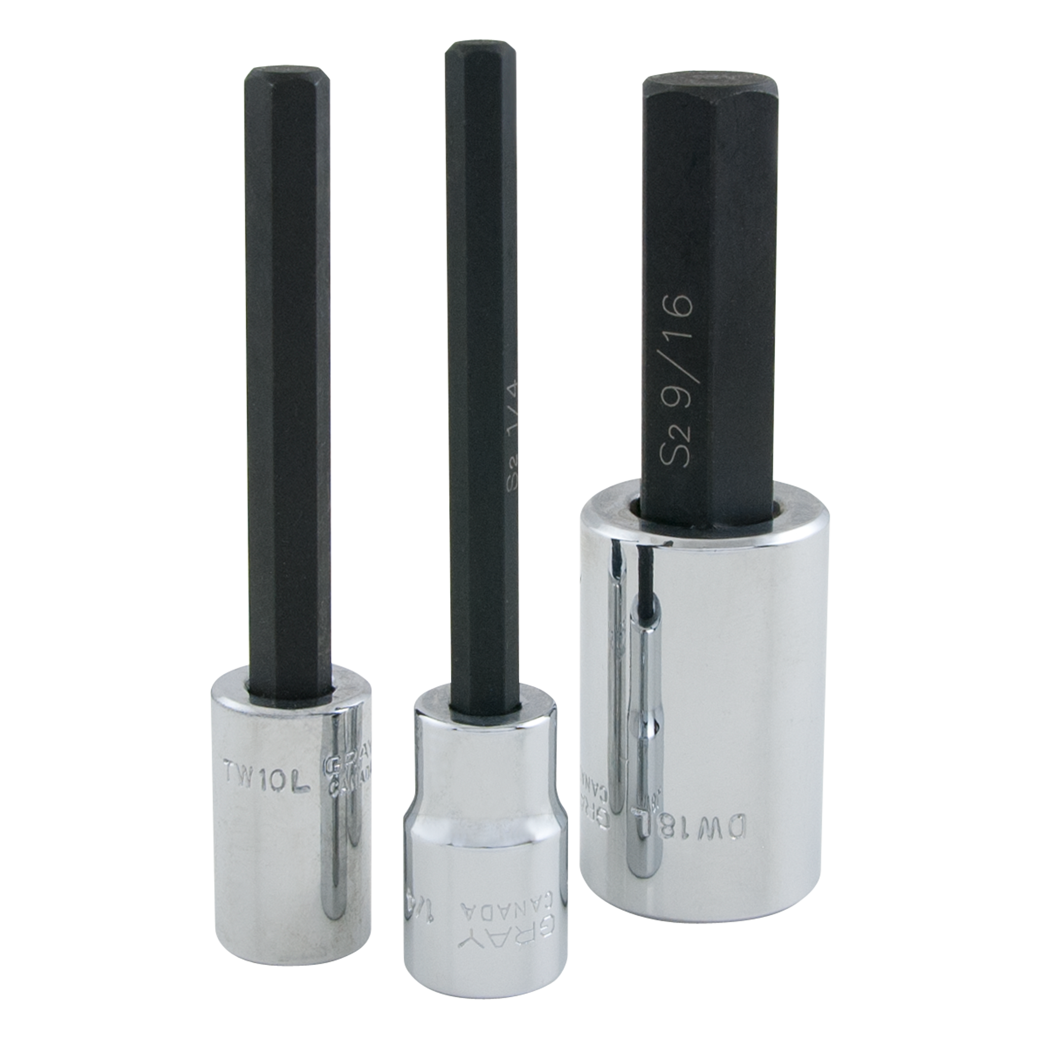 3/8" & 1/2" Drive 10 Piece SAE Hex Head Socket Set