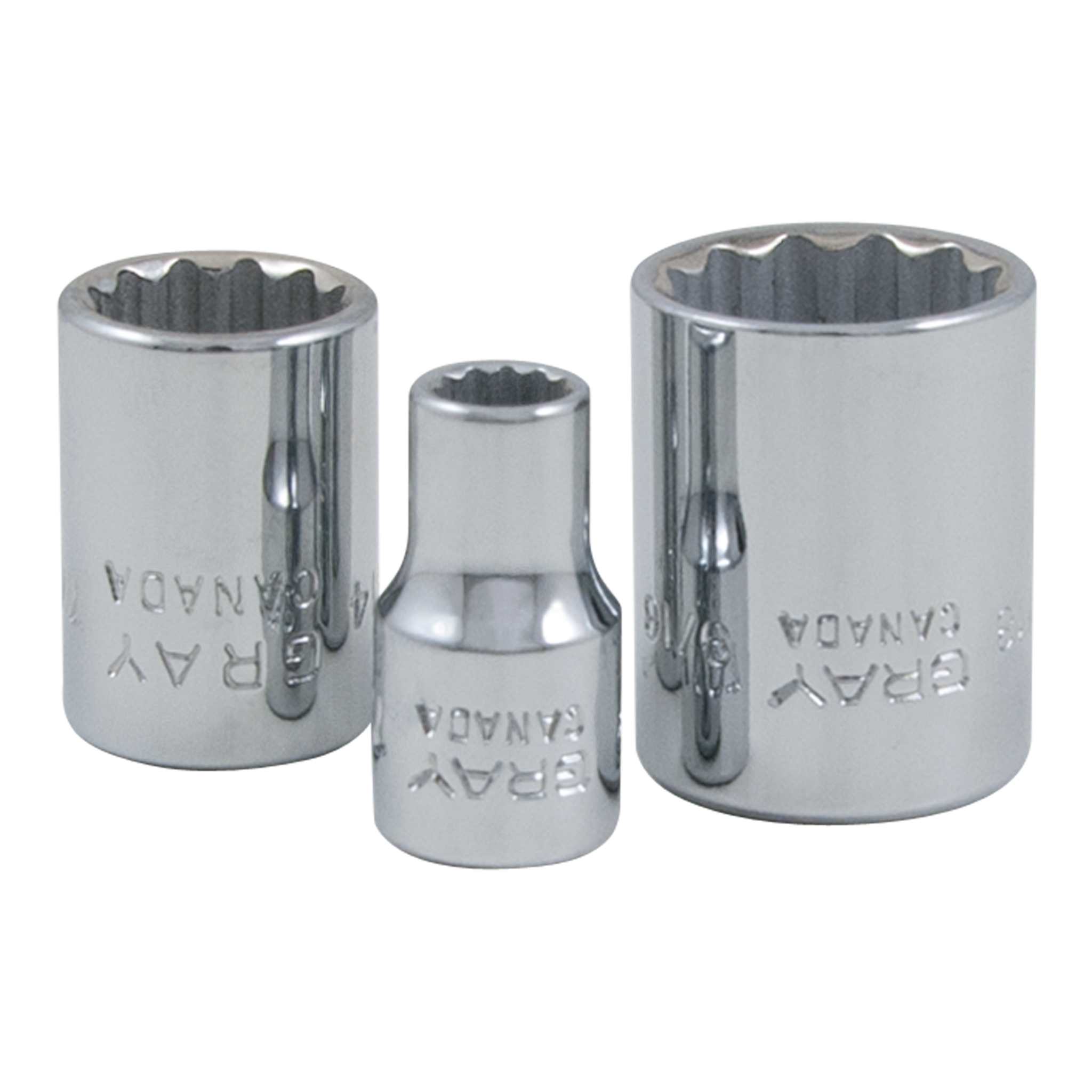 1/4" Dr. 10 Piece 12 Point Standard SAE Socket Set