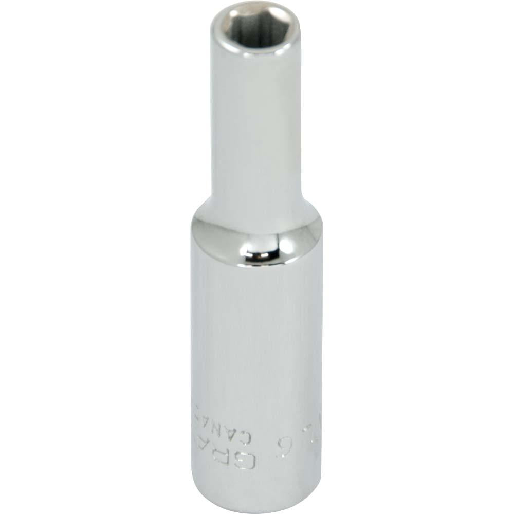 1/4" Drive 6 Point Deep Length Sockets