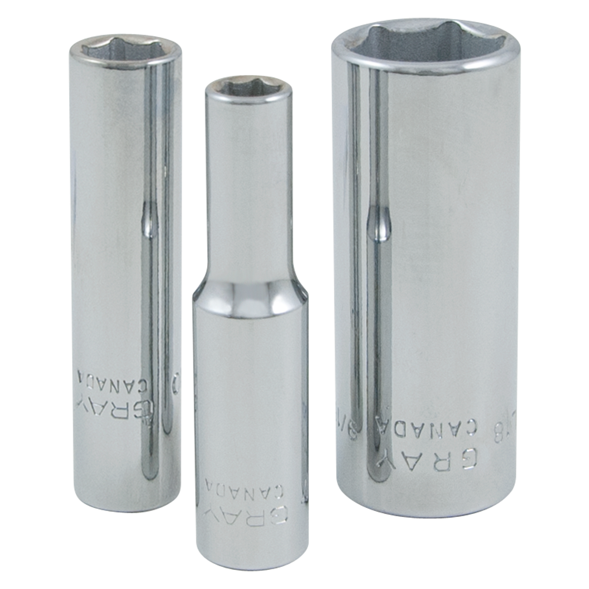 1/4" Dr. 10 Piece 6 Point Deep SAE Socket Set