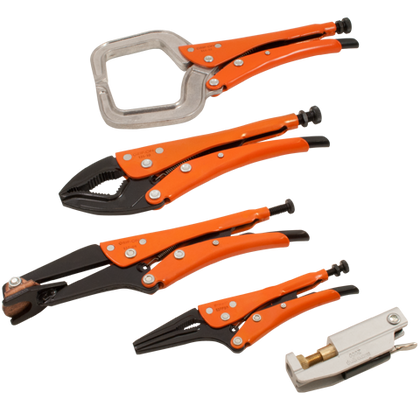 grip on 5 pieces welders set distributed by gray tools