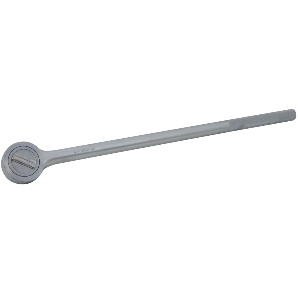 1" Drive Reversible Ratchet - Satin Chrome Finish