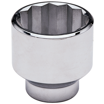 1 drive 12 point standard length mirror chrome finish
