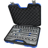 1/2" Dr. 38 Piece 6 Point SAE & Metric Socket & Attachment Set