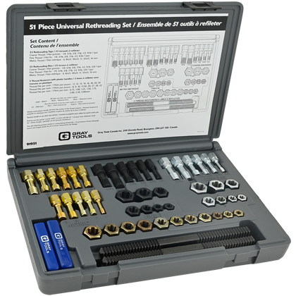 51 Piece Universal Rethreading Set