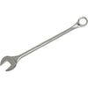12 Point SAE Round Shank Large Combination Wrenches - 15° Offset - Satin Chrome Finish