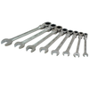 8 Piece SAE Combination Flex Head Multi-Gear Ratcheting Wrench Set