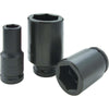 3/4" Drive 6 Point Deep Length Socket - Impact Black Industrial Finish